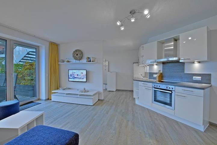 Ferienwohnung für 4 Personen, mit Terrasse und Pool sowie Sauna