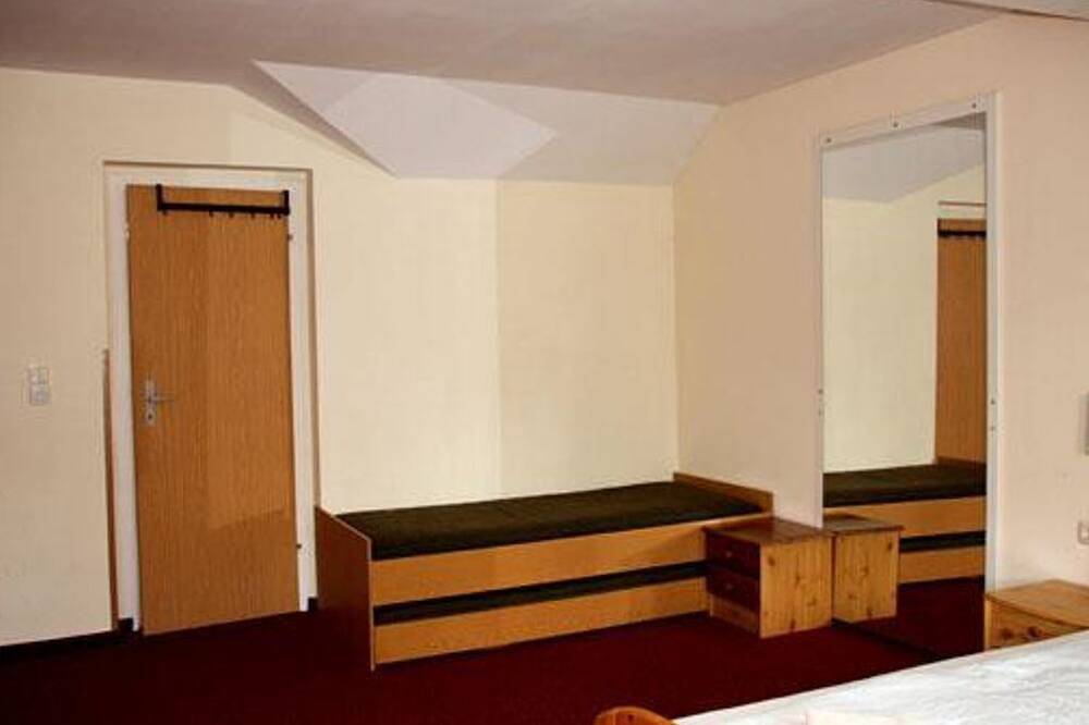 Pension & Restaurant Gockescher Hahn - Family room 2, shower, Wc in Pöhl, Chemnitz (region)