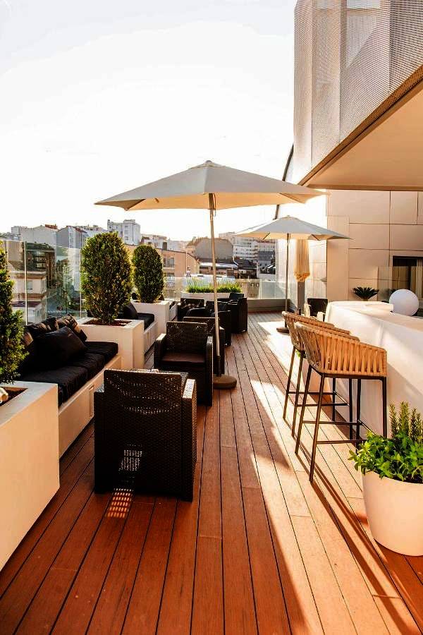Hotel para 10 pessoas com terraço in Corunha, Costa de Galicia