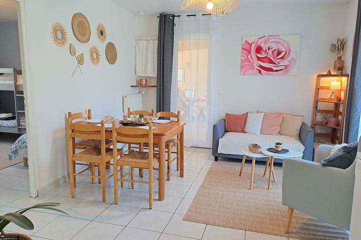 Maison de vacances pour 5 personnes, avec Terrasse ainsi que Jardin et Piscine
