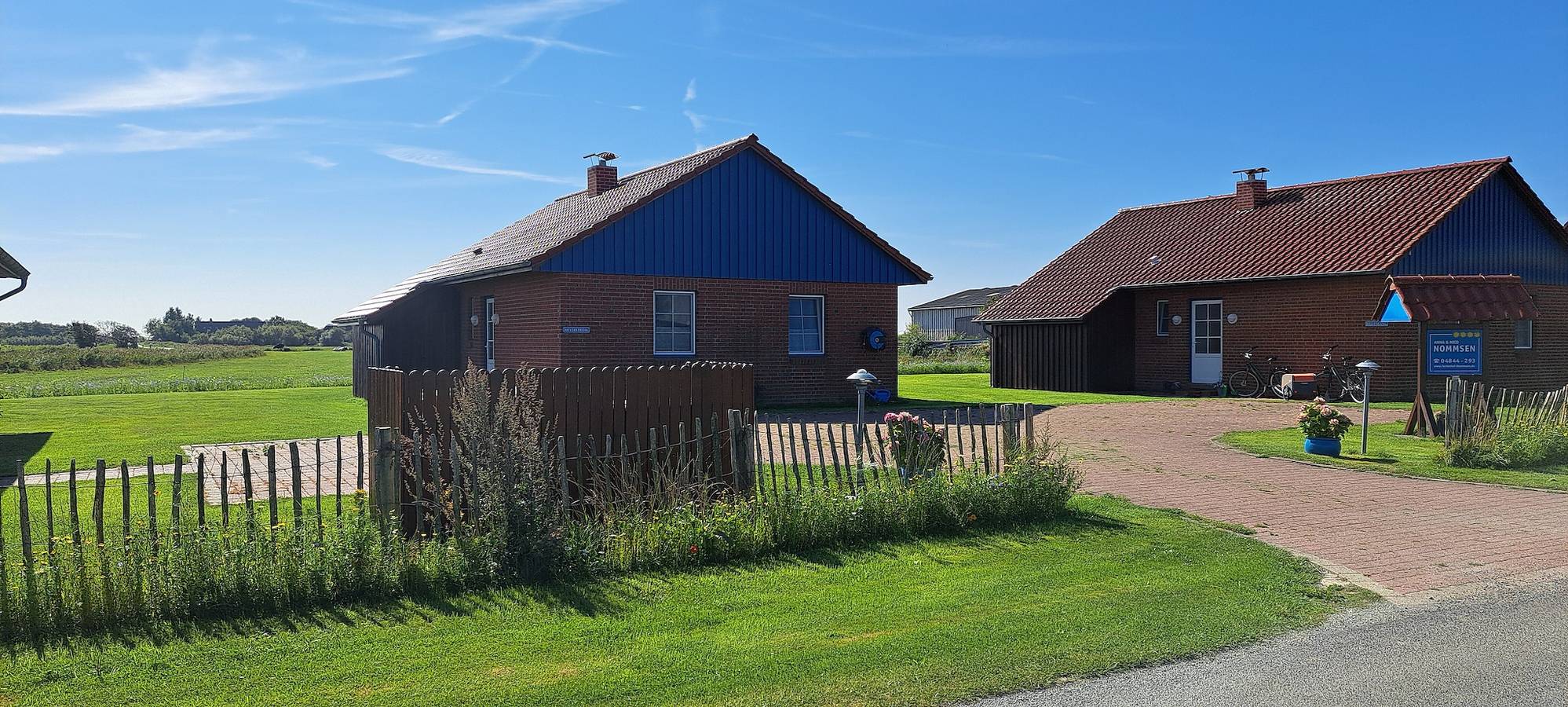 'Ferienhaus Wellengang' mit Gemeinschaftsgarten und Wi-Fi in Pellworm, Nordseeküste