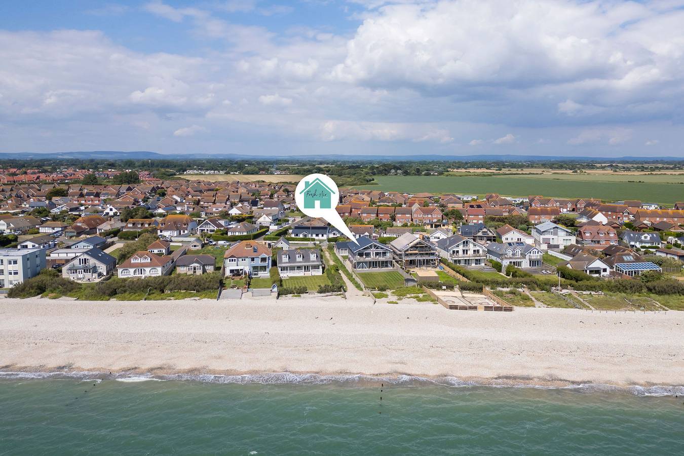 Hamptons Style Lux Beach house in West Sussex