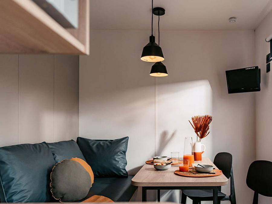 Camping l'Esplanade - Mobilhome 2 personas - Cahita Etape - 1 habitación (limpieza + sábanas y toallas) in Cappiciolo, Olmeto