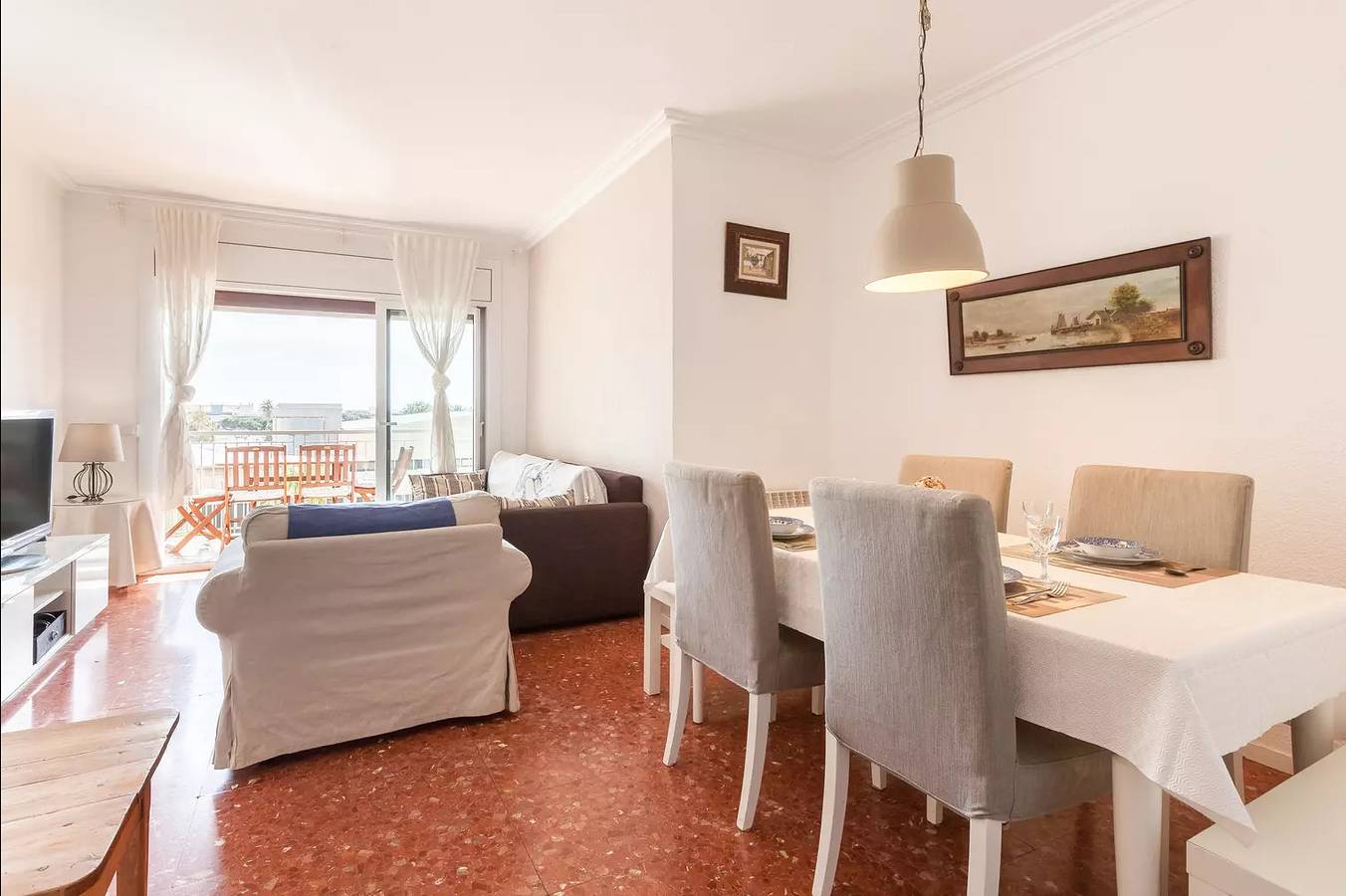 Ganze Wohnung, Apartment Muralla mit Pool in Vilassar de Mar, Costa del Maresme