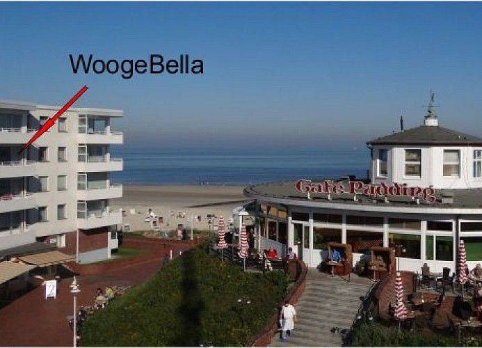 Ferienwohnung für 2 Personen, mit Balkon auf Wangerooge