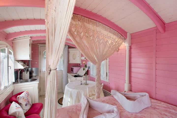 Bungalow pour 2 personnes, avec Jacuzzi ainsi que Jardin et Sauna