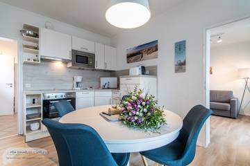 Ferienwohnung für 4 Personen, mit Garten und Ausblick auf Langeoog