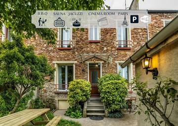 Maison de vacances pour 8 personnes, avec jardin ainsi que jacuzzi et sauna, animaux acceptés dans Val-de-Marne