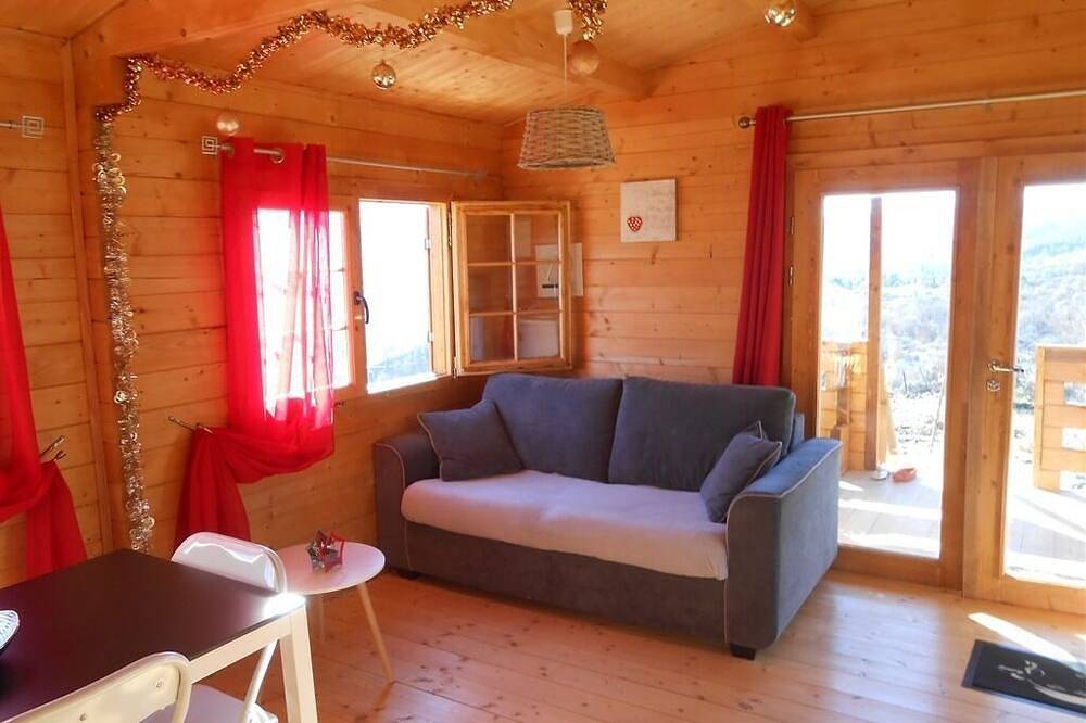 Golo-Berghütte-Eigenes Badezimmer in Lozzi, Regionaler Naturpark Korsika
