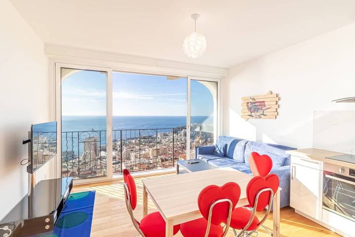 Entire apartment, Amazing Sea view T2- near Monaco in Beausoleil, Mediterranean Coast (France)
