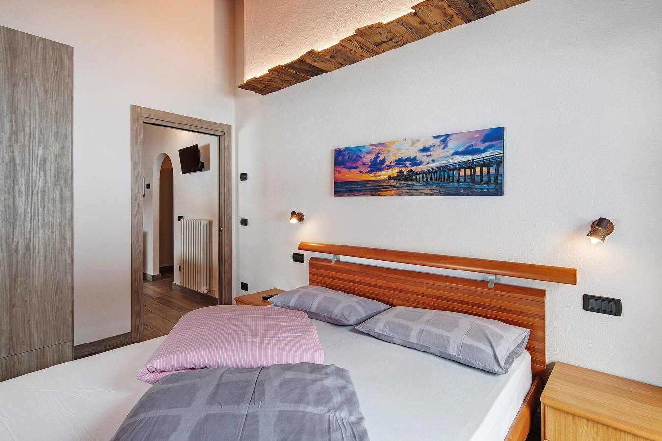 Appartement "Casa Nicoletta inverno" dicht bij de skiliften met uitzicht op de bergen, foto 8