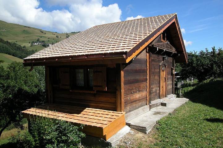Chalet pour 3 personnes, avec jardin