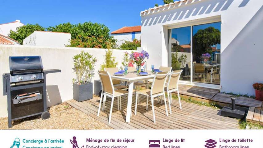 Gîte pour 8 personnes, avec jardin dans Plage De La Bosse L Epine - 2