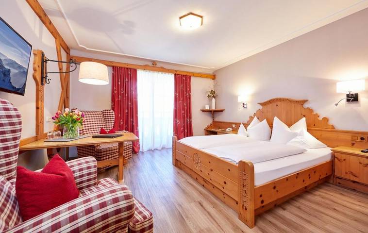 Hotel für 4 Personen, mit Balkon und Terrasse sowie Garten und Sauna in Krün - 4