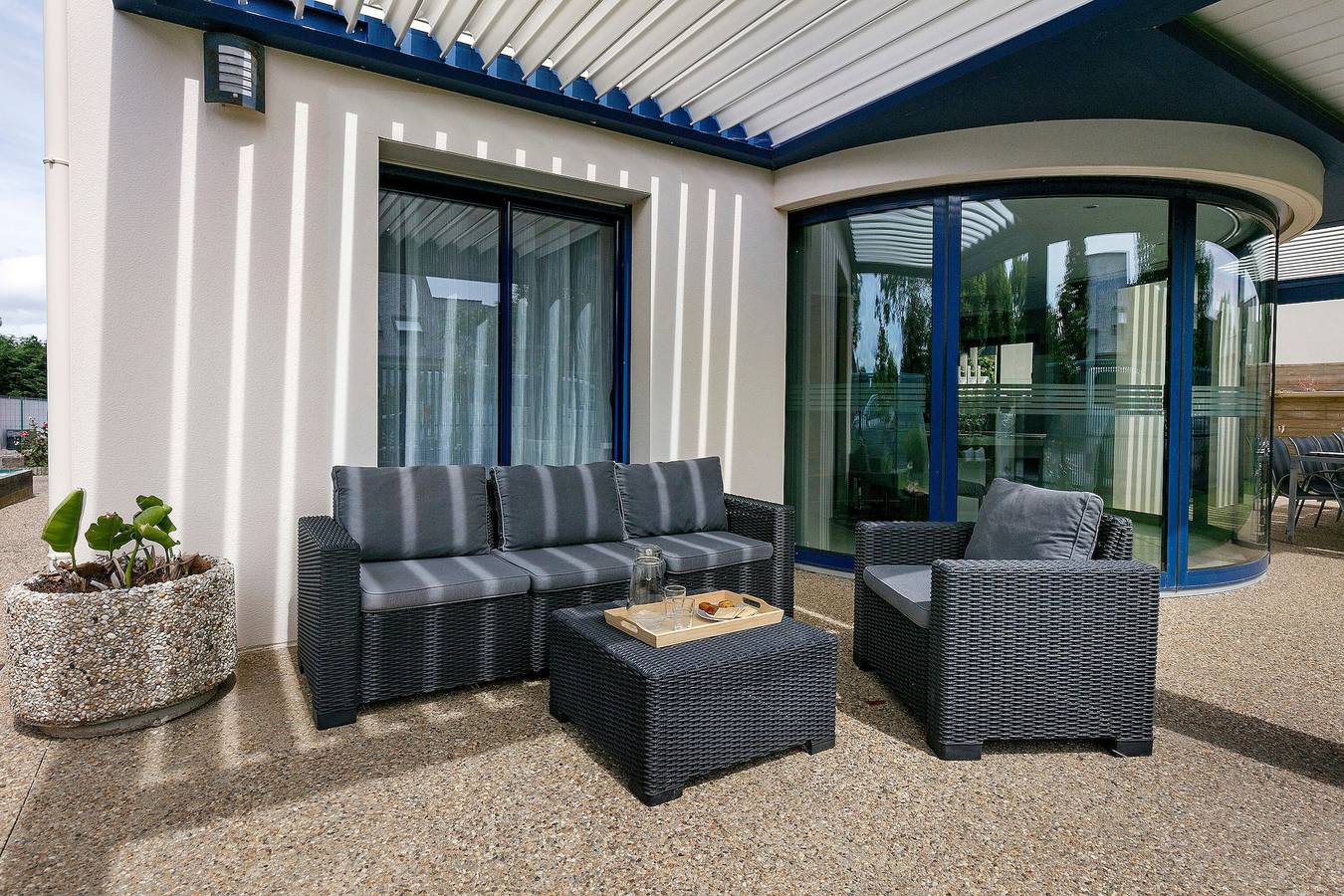 Maison du Varchais – Terrasse, Pergola, Garten und Wlan in Damgan in Damgan, Côte des Mégalithes