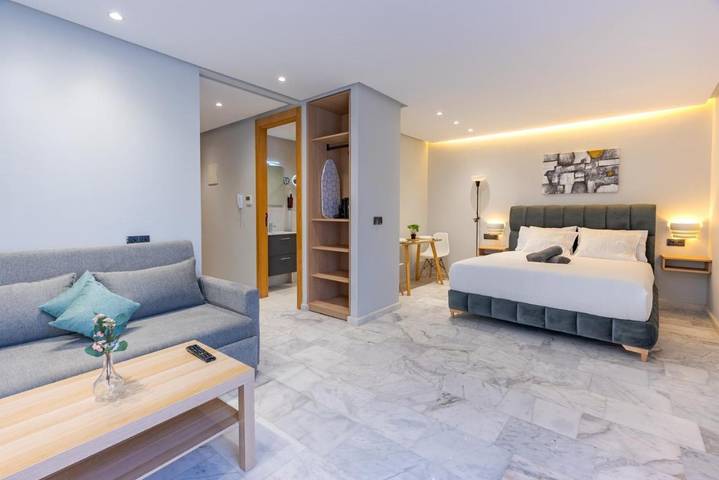 Appart’hôtel pour 3 personnes, avec terrasse