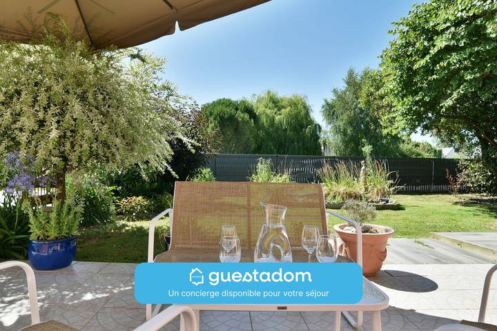Maison de vacances pour 8 personnes, avec jardin