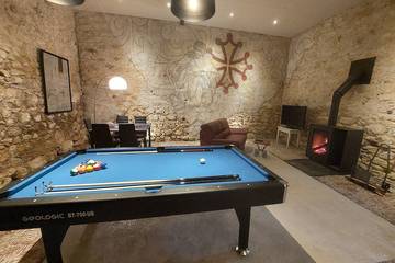 Location de vacances pour 15 personnes, avec jardin à Saint-André-de-Roquelongue