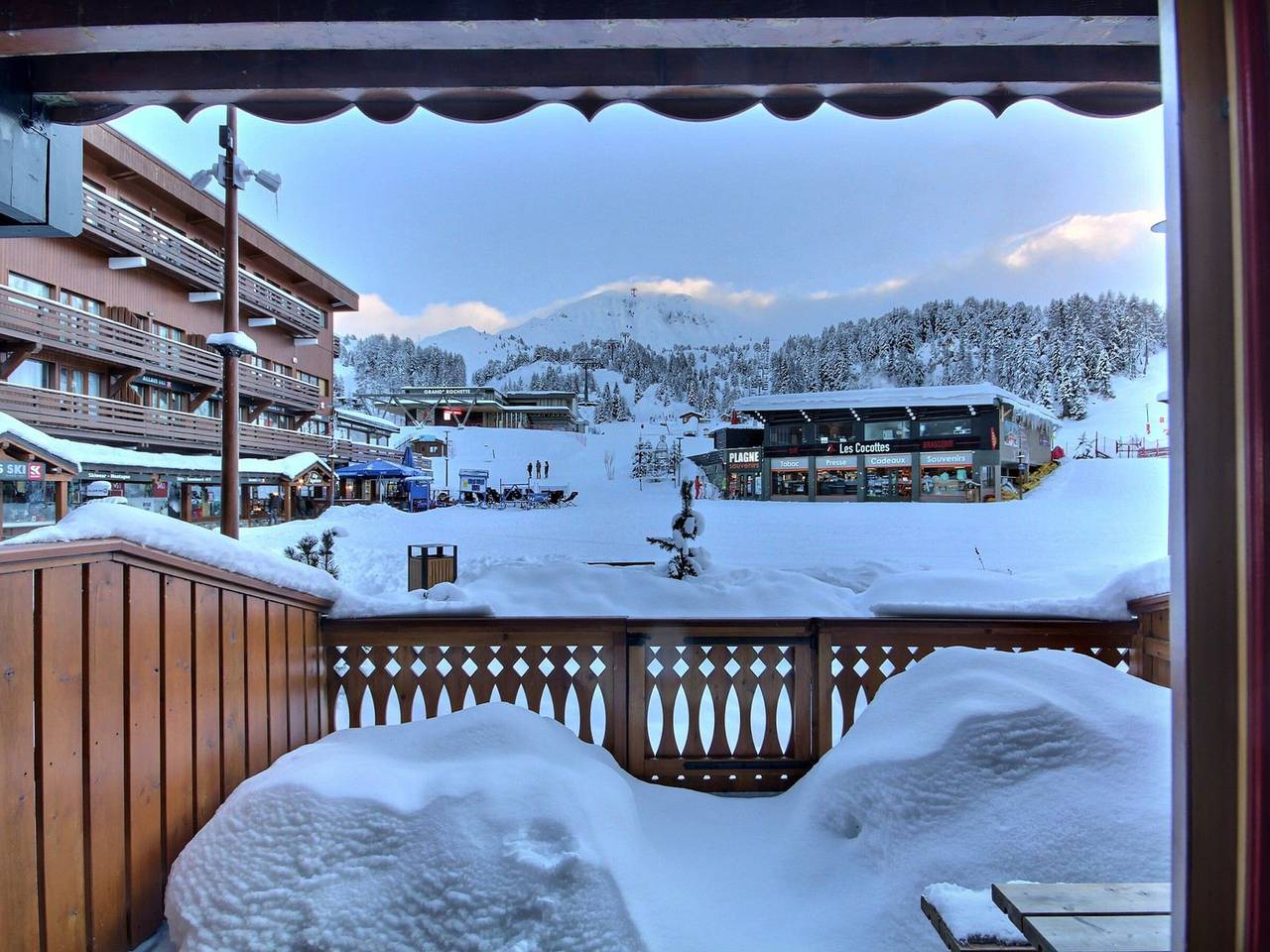 Appartement entier, Appartement 3 pièces au rez-de-pistes avec grande terrasse et Wi-Fi in Plagne Centre, La Plagne-Tarentaise