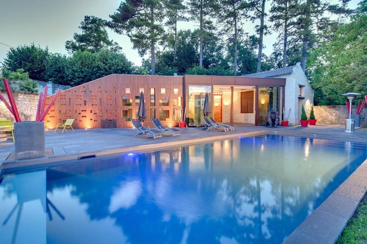 Chambre d’hôte pour 2 personnes, avec jacuzzi et sauna ainsi que jardin et piscine à Candes-Saint-Martin - 2