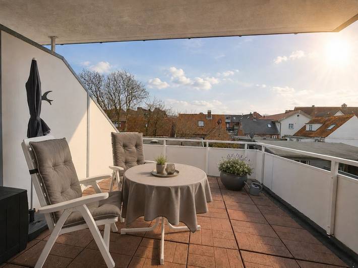Ganze Wohnung, Gemütliches Appartement mit Sonnenterrasse – zentral & strandnah in Wyk auf Föhr (Stadt), Wyk auf Föhr
