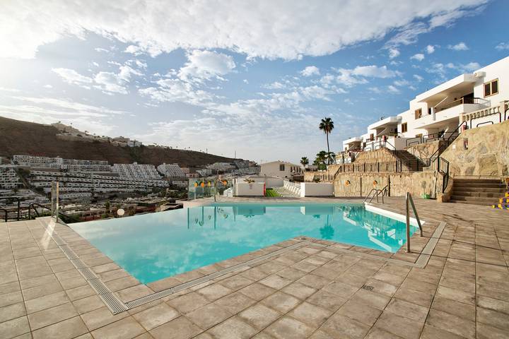 Holiday rental for 3 people, with balcony and garden in Puerto Rico (Gran Canaria)