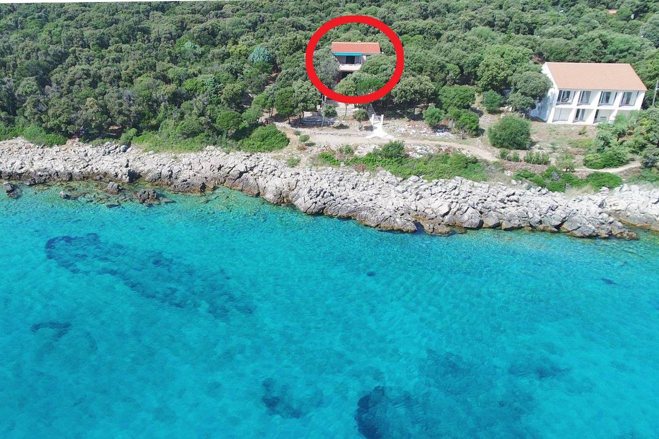 Entire apartment, Two bedroom apartment with terrace and sea view Cove Mulobedanj, Pag A-16285-a in Novalja, Pag Island