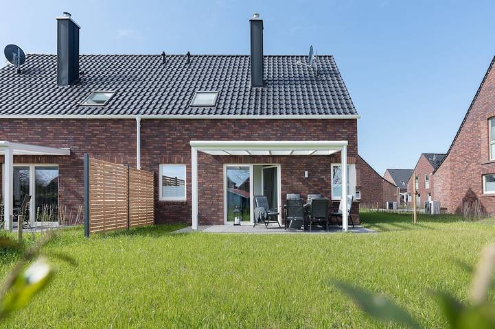 Ferienhaus für 6 Personen, mit Terrasse und Garten sowie Sauna