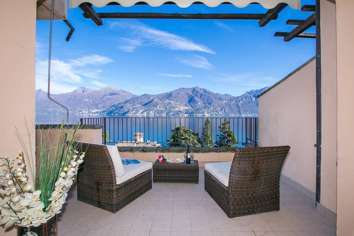 Ferienwohnung für 9 Personen, mit Terrasse und Seeblick sowie Pool, kinderfreundlich in Gemeinde Menaggio - 3