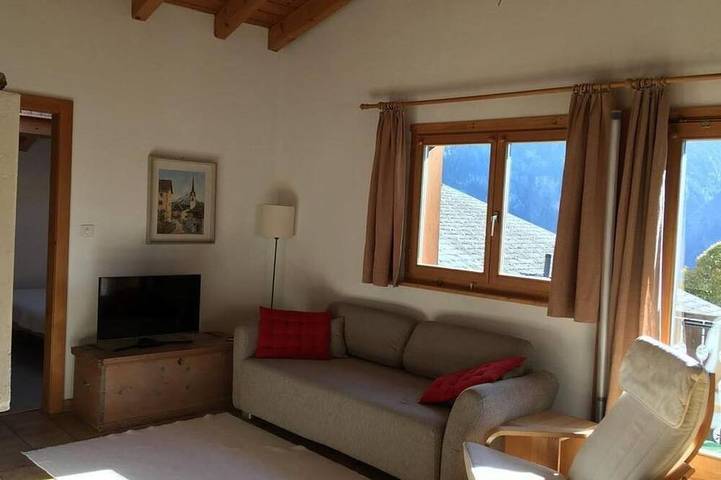 Ferienwohnung für 4 Personen, mit Balkon in Alvaneu