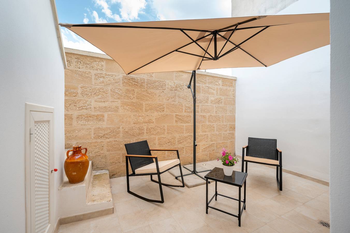 Ferienhaus 'Il Rifugio Sotto La Volta' mit Privatterrasse, Wi-Fi und Klimaanlage in Castri di Lecce, Lecce Provinz
