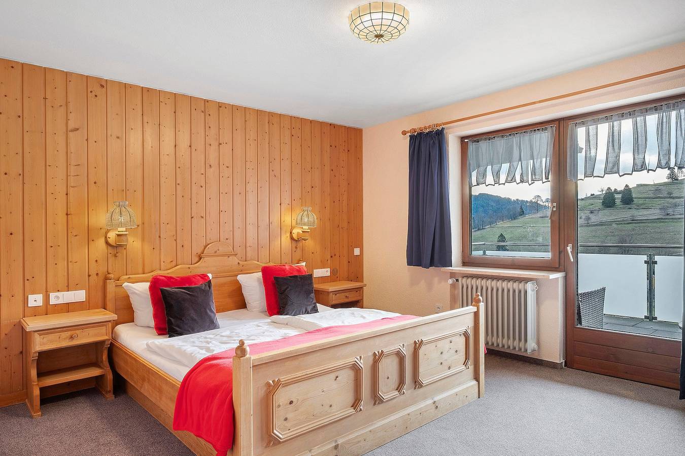 Room 'Doppelzimmer Superieur 12' with Mountain View, Balcony and Wi-Fi in Wieden, Southern Black Forest