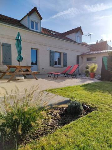 Gîte pour 6 personnes, avec terrasse et jardin dans Baie de Somme