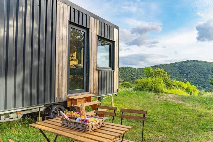 Maison de vacances pour 3 personnes, avec Jardin