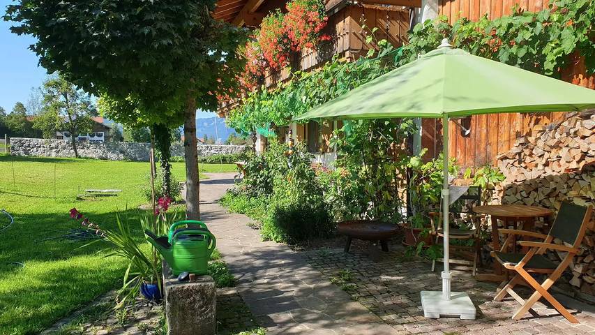 Hütte für 5 Personen, mit Balkon und Garten in Grünten - 4