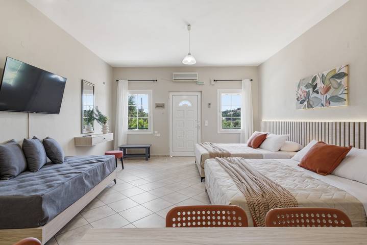 Studioleilighet for 5 personer, med balkong og hage - 1