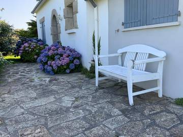 Gîte pour 5 personnes, avec vue et jardin à Esquibien
