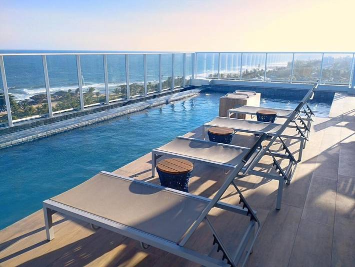 Casas e apartamentos de temporada para 4 pessoas, com terraço na Praia do Flamengo