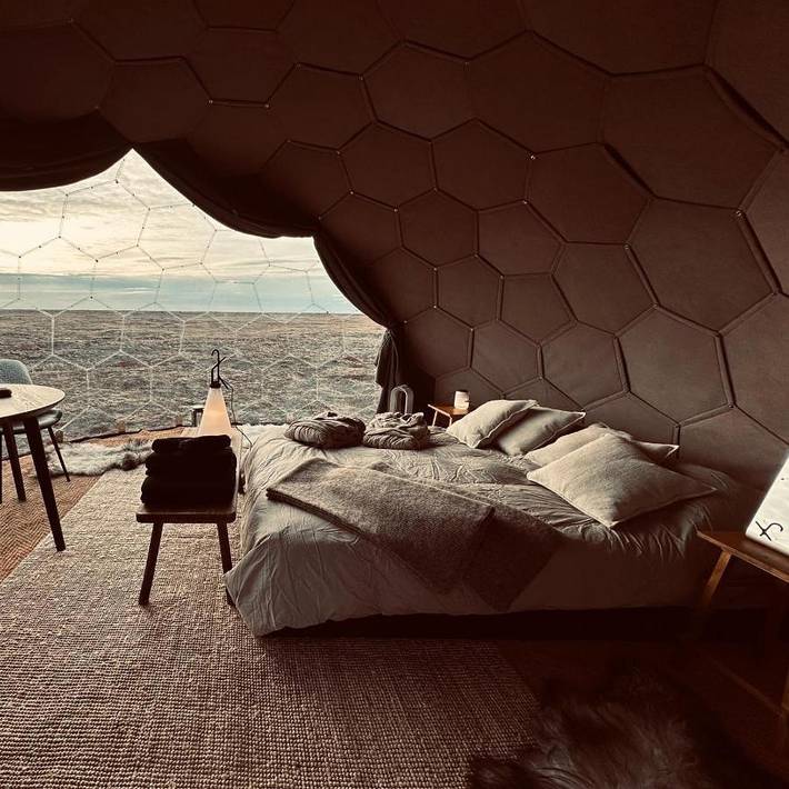 Camping per 5 persone, con giardino e panorama, con animali domestici in Islanda