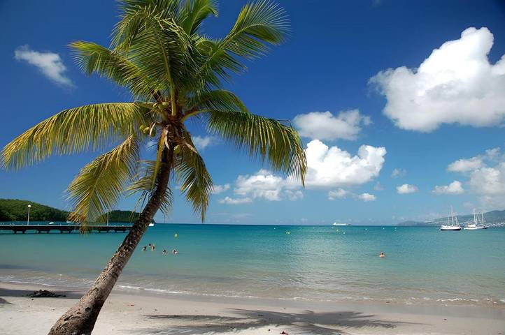 Bungalow für 2 Personen, mit Ausblick und Terrasse in Martinique