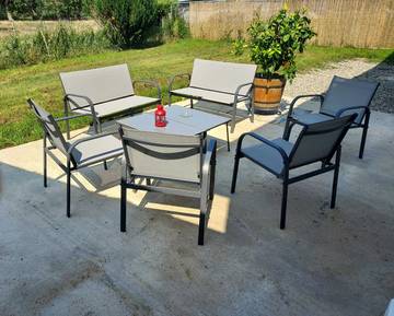 Gîte pour 10 personnes, avec terrasse à Saint-Sulpice-la-Pointe
