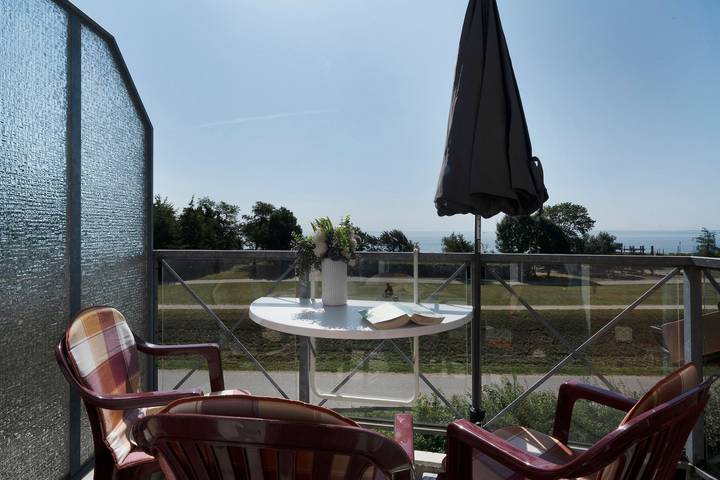 Ferienwohnung mit Meerblick für 4 Personen, mit Balkon