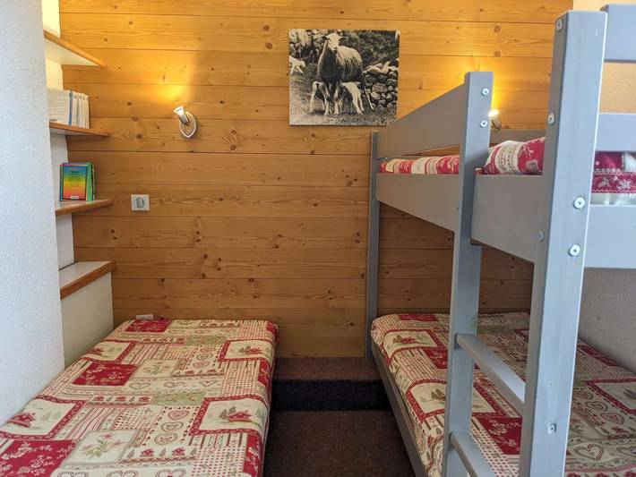 Appartement de vacances entier, La Souche 10 - Agréable 2 pièces, terrasse skis aux pieds in Valmorel, Les Avanchers-Valmorel