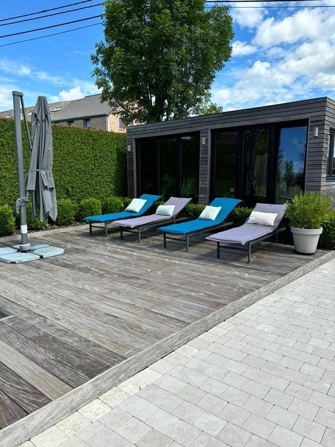 Location de vacances pour 2 personnes, avec piscine ainsi que vue et jardin à Jalhay - 4