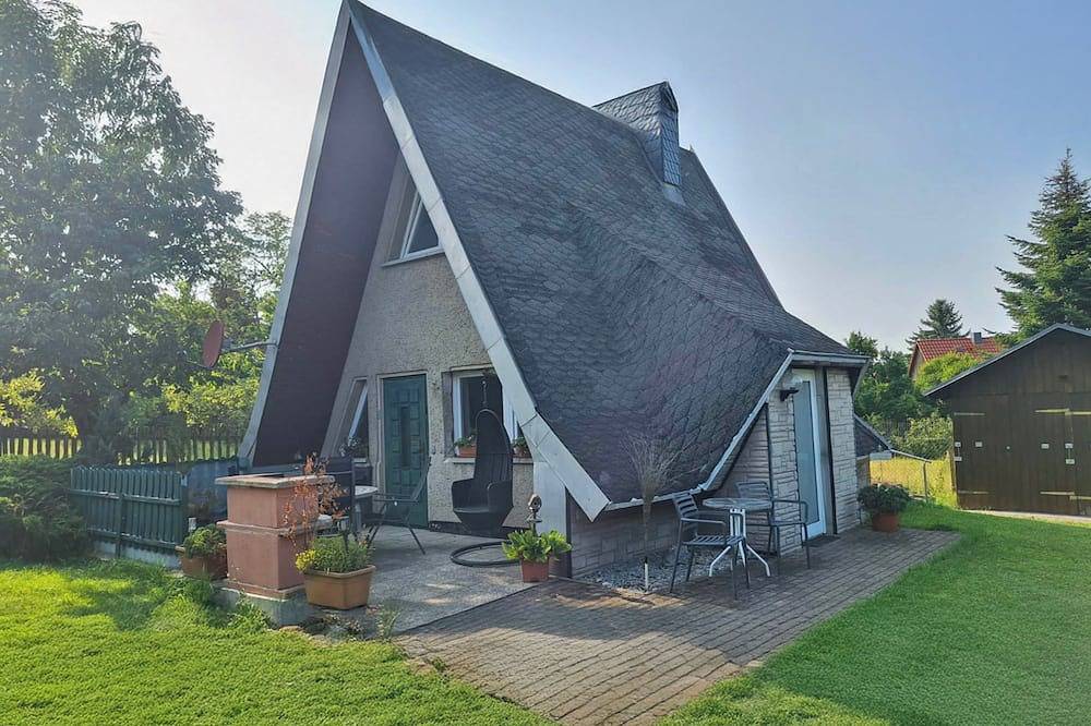 Gemütliche Finnhütte mit Kamin im Harz in Hüttenrode, Blankenburg