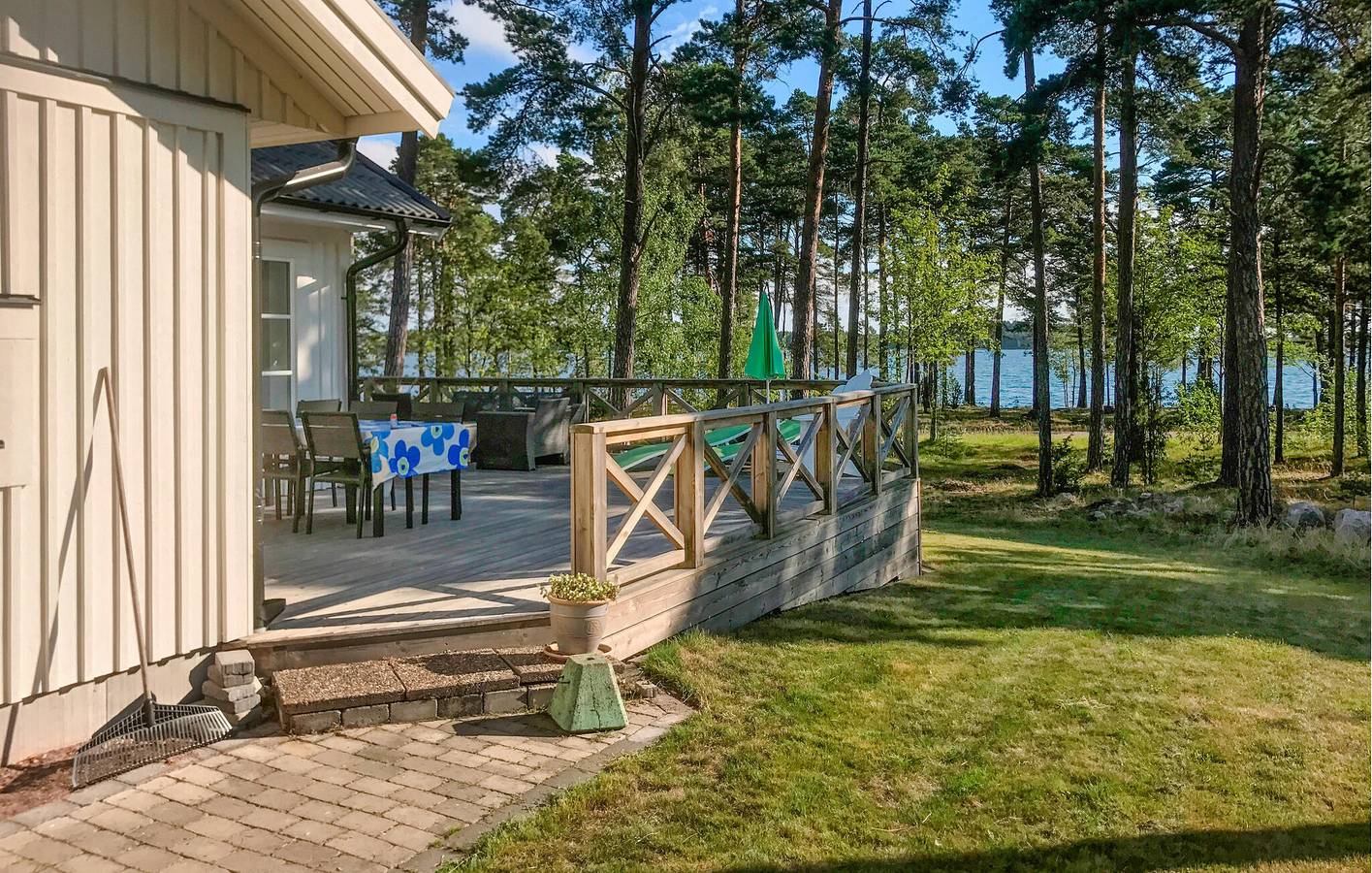 Ferienhaus für 5 Personen mit Terrasse in Oknö, Mönsterås und Umgebung