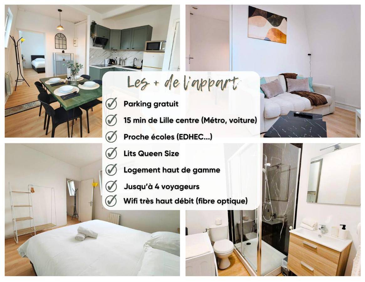 Appartement entier, L'Éclat du Miroir - Absolutehome in Croix (homonymie), Région de Lille