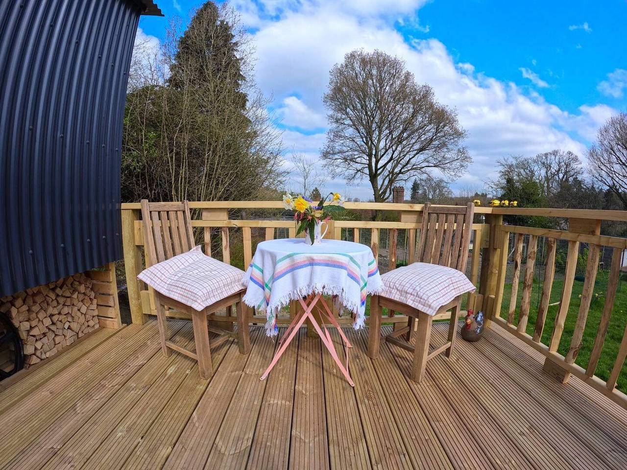 Blockhütte für 2 Personen mit Garten in Bristol, Südwestengland