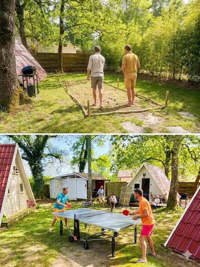 Camping pour 4 personnes, avec Jacuzzi et Terrasse