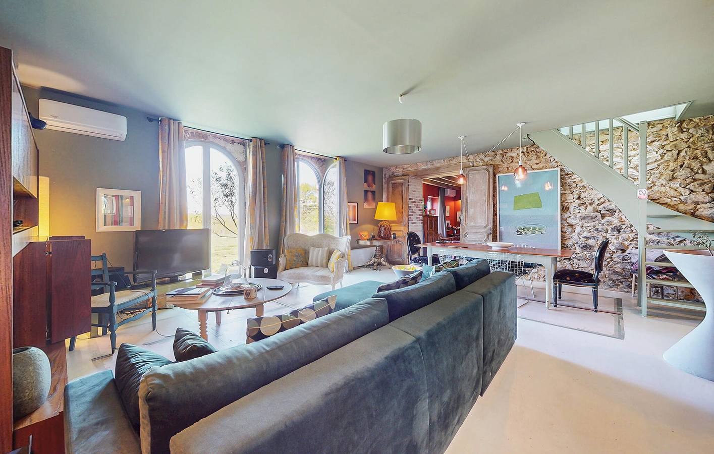 Appartement de jardin confortable près de la rivière L'Huisne in Villaines-la-Gonais, Sarthe